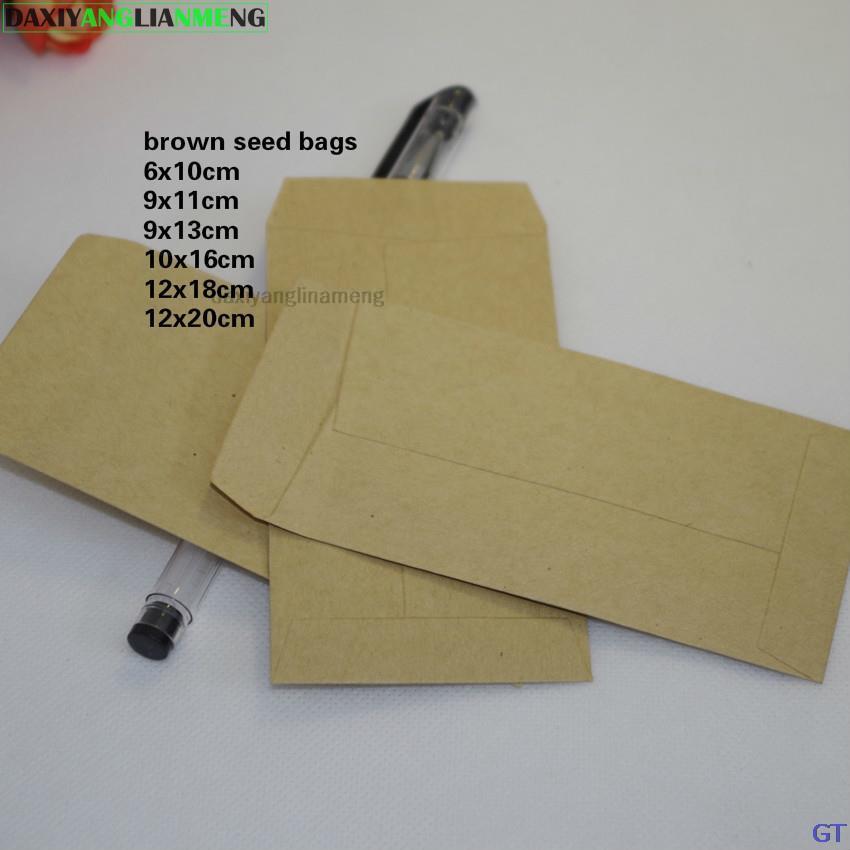 クラフト紙,茶色の種の分離バッグ,6x10x16 9x100 - Home Security Fence のレビューと価格