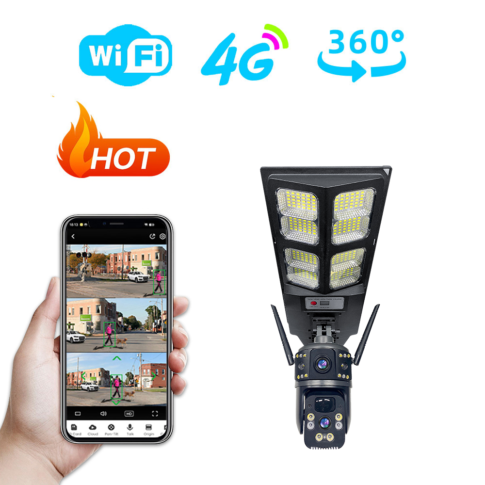 Leshine 3MP 4Gデュアルレンズカメラ セキュリテ - Home Security Panel のレビューと価格