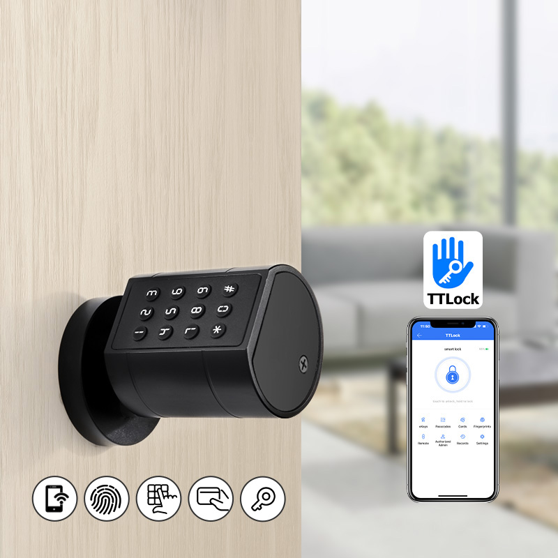 スマートユーロ円筒ドアロック ttlock アプリキーレスセ - Home Security Door Lock のレビューと価格