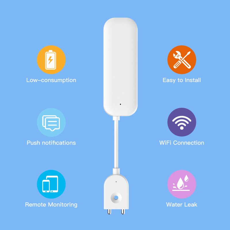 Tuya WiFi ZigBee 水センサー漏れ警報洪水漏水 - Home Security Business のレビューと価格