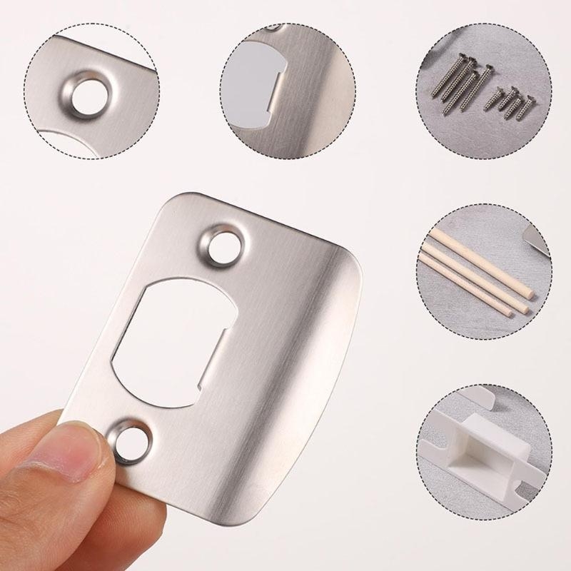 ドアストライクプレートセットエレガントなドアロックラッチ補強 - Home Security Door Lock のレビューと価格