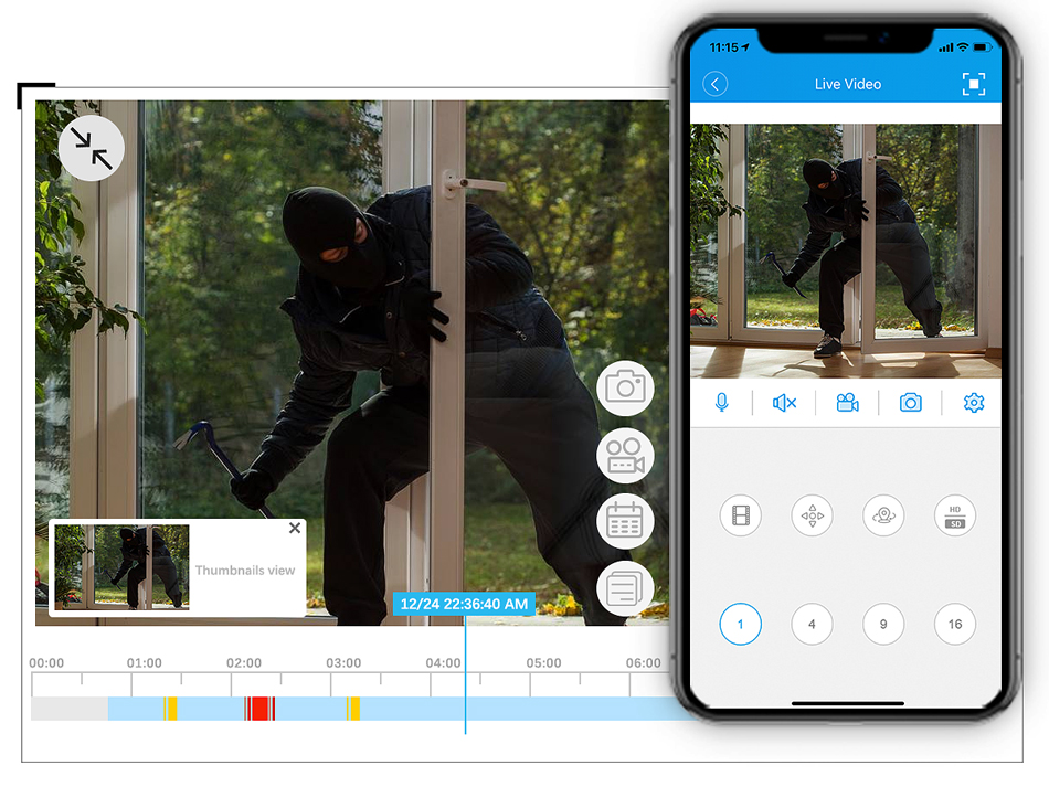 顔の動きを検出するnvrビデオレコーダー,ai,onvif, - Home Security With Cameras のレビューと価格