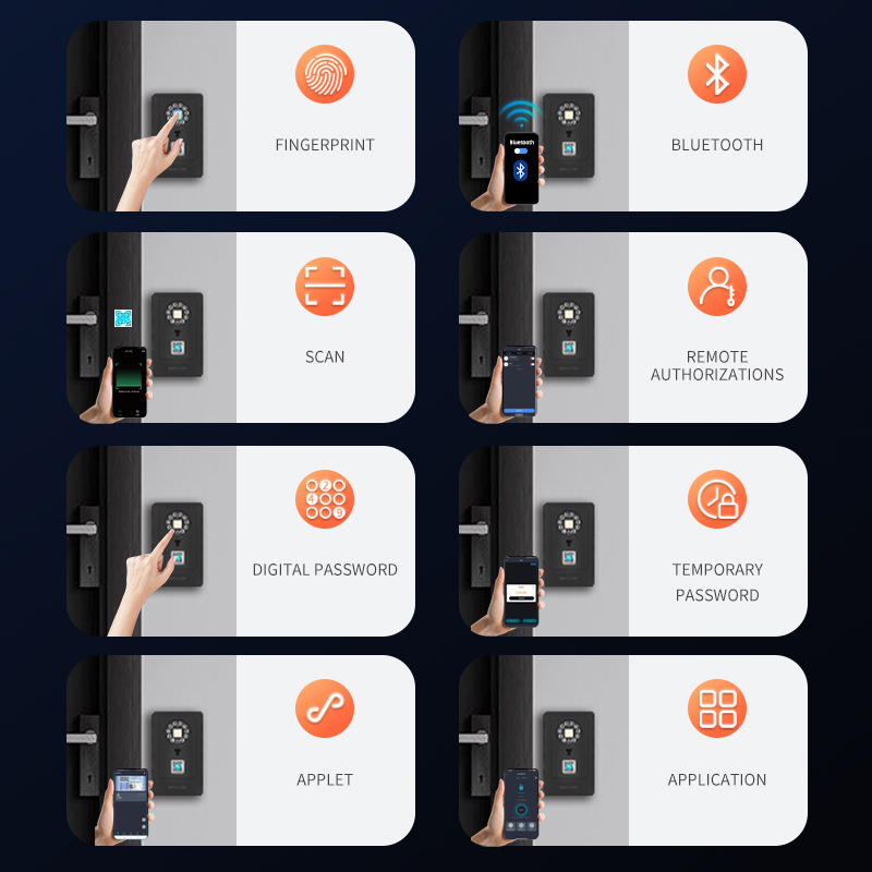 インテリジェント南京錠ハングデザインパスワード保管デポジット - Home Security Door Lock のレビューと価格