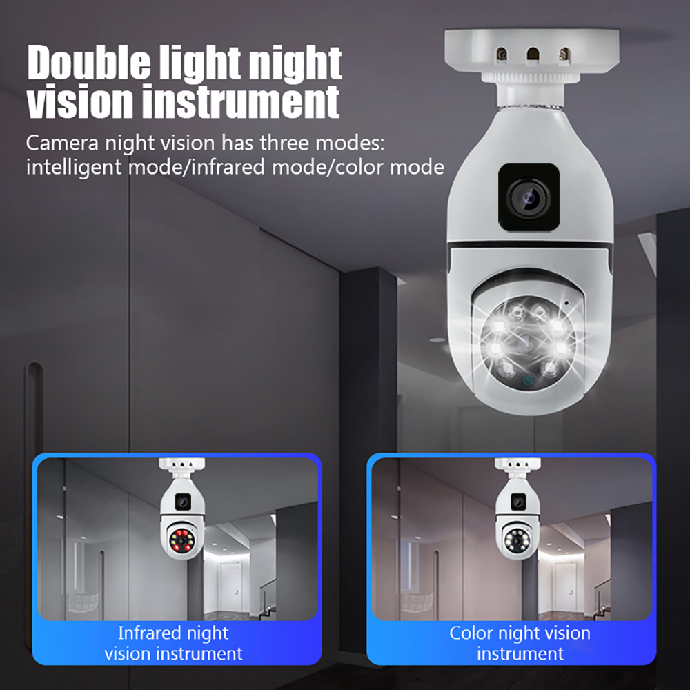 4MP V380/Yoosee E27 ランプヘッドソケット - Home Security Land のレビューと価格