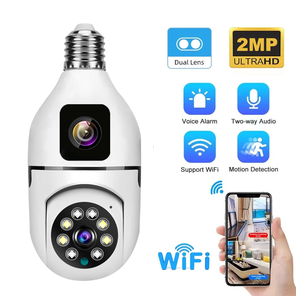 4MP V380/Yoosee E27 ランプヘッドソケット - Home Security Land のレビューと価格