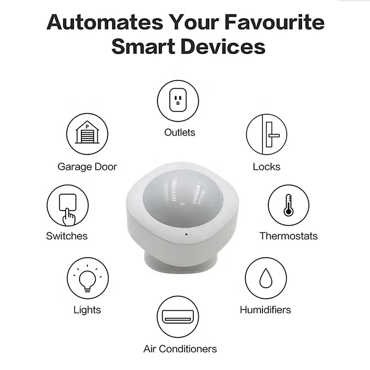 Tuya スマート人体センサー ワイヤレス WiFi PIR - Home Security Radar System のレビューと価格