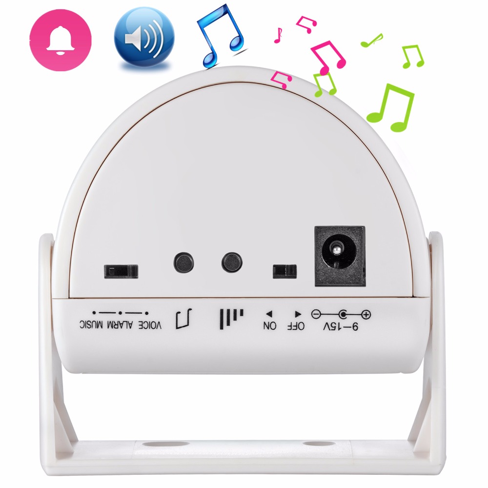 32 曲歓迎赤外線チャイムドアベルワイヤレス調節可能なボリュ - Home Security Gate のレビューと価格