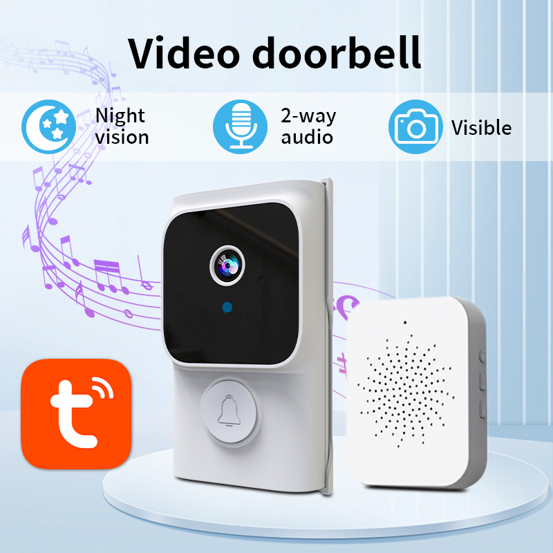 WiFi ウェイクアップドアベル Tuya APP 無料クラ - Home Security Land のレビューと価格