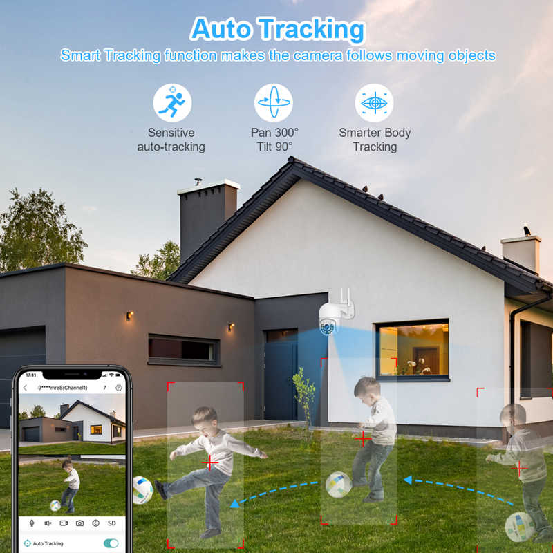 Smar 3MP ワイヤレス CCTV セキュリティカメラシ - Home Security Panel のレビューと価格