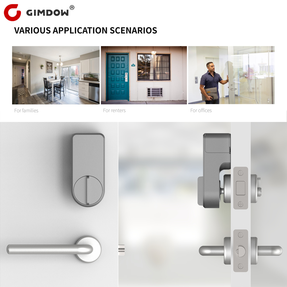 TuyaスマートデジタルドアロックGIMDOWパスワードロッ - Home Security Door Lock のレビューと価格