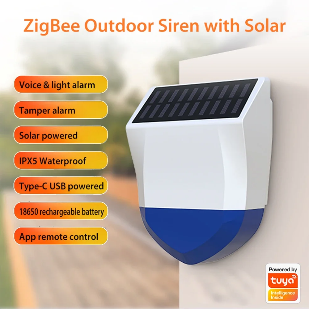 Tuya スマート Zigbee/Wifi サイレンアラーム - Alarm Siren Outdoor のレビューと価格