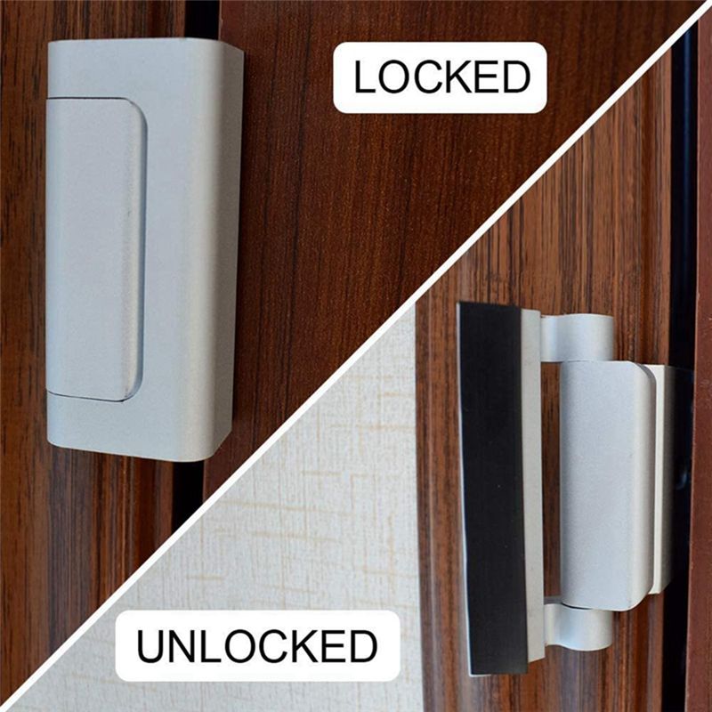 信頼性の高い〜2パックホームセキュリティドアロック、内向きに - Home Security Door Lock のレビューと価格