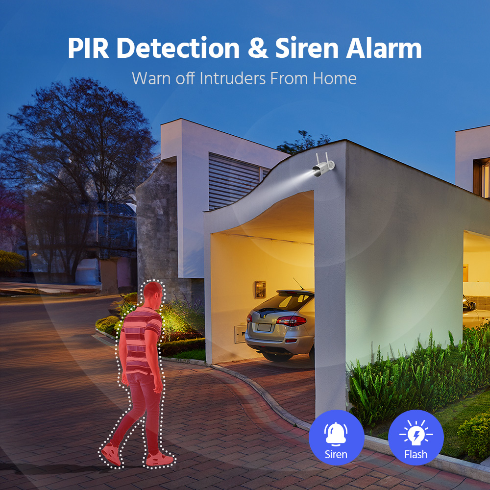 ANNKE 4MPソーラーバッテリーWiFi 6セキュリティ - Home Security Panel のレビューと価格