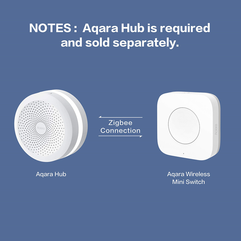 Aqara センサー スマート ワイヤレス ミニ スイッチ  - Mi Home Security Xiaomi のレビューと価格